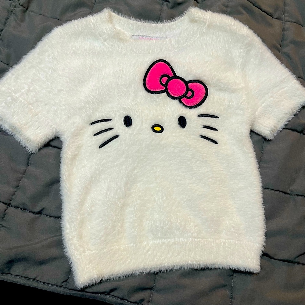 Forever 21 Hello Kitty cropped sweater